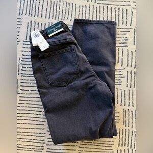 Abercrombie & Fitch NWT black the vintage straight jeans